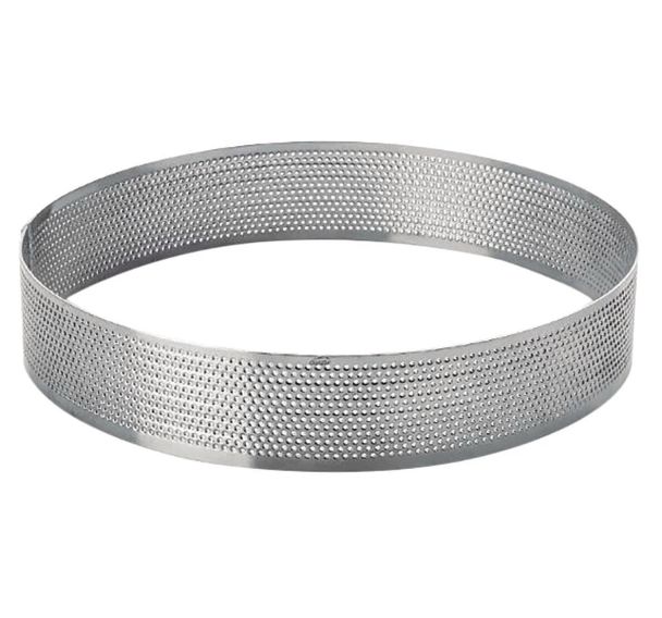 Cercle à tarte rond perforé 20 cm - Lacor