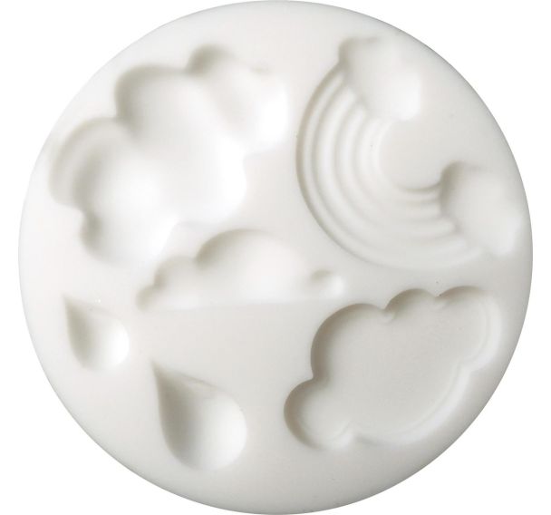 Cernit moule en silicone ø 7 cm Nuages