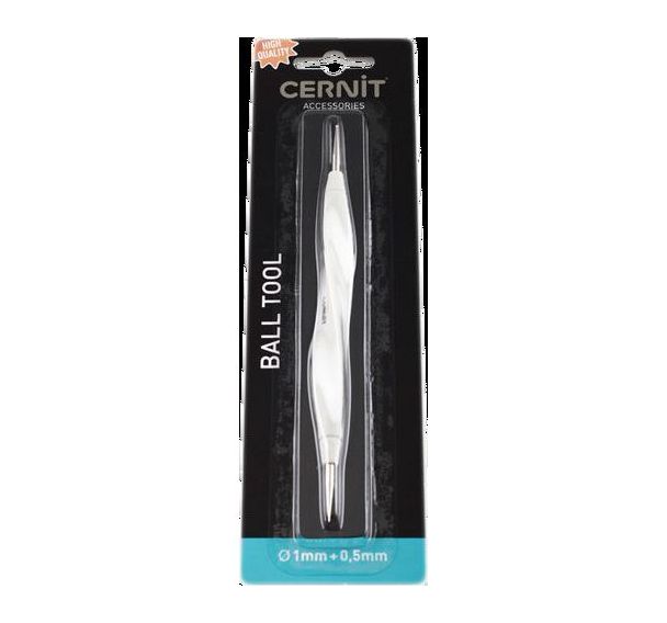 Cernit outil avec boules métal 1mm/0,5mm