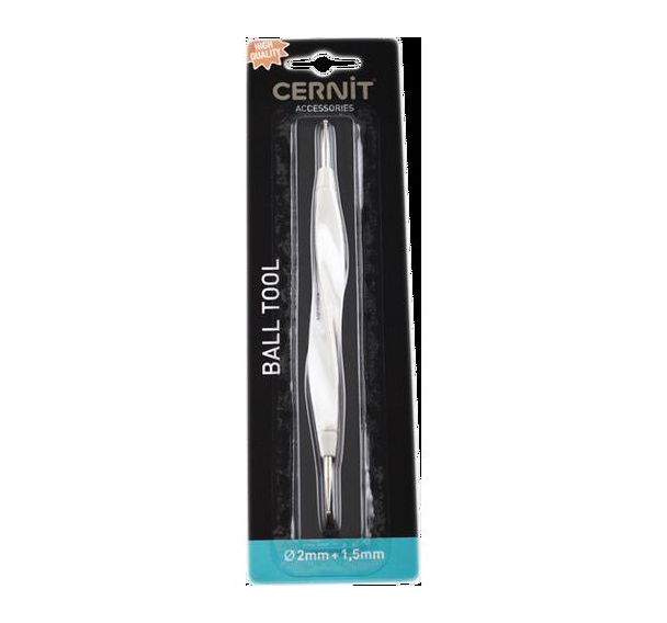 Cernit outil avec boules métal 2mm/1,5mm