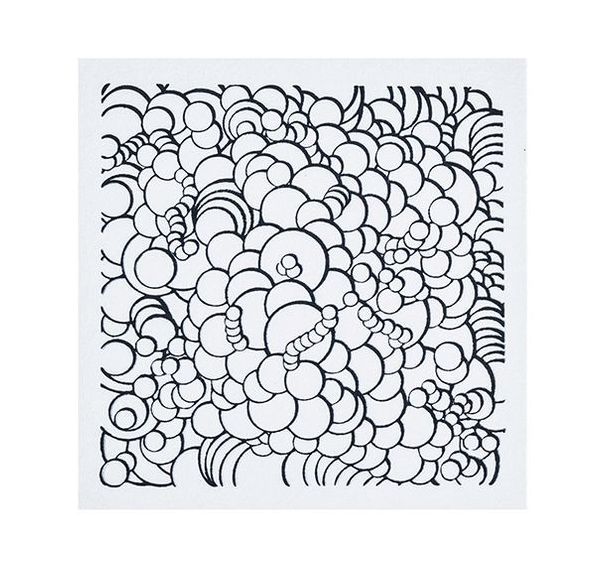 Cernit plaque de texture - Bubbles