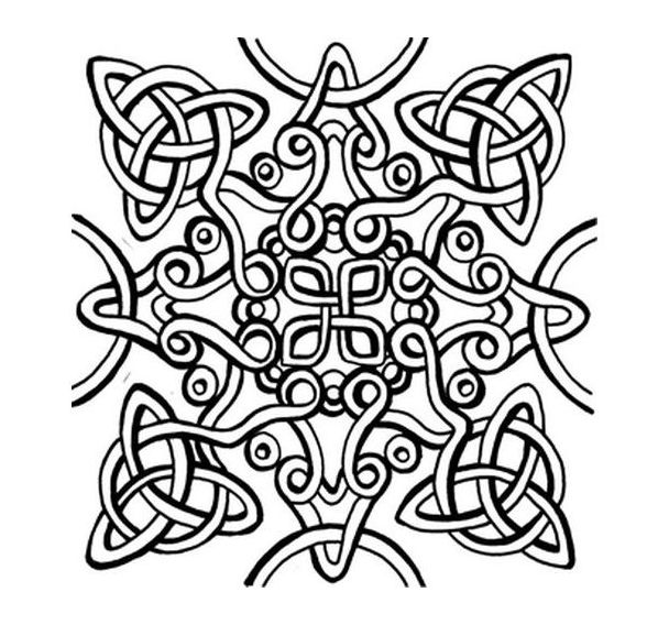Cernit plaque de texture - Celtic knot