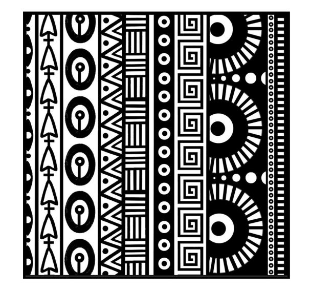 Cernit plaque de texture - Geometrics