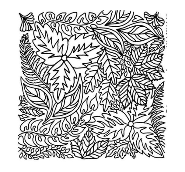 Cernit plaque de texture - Leaves