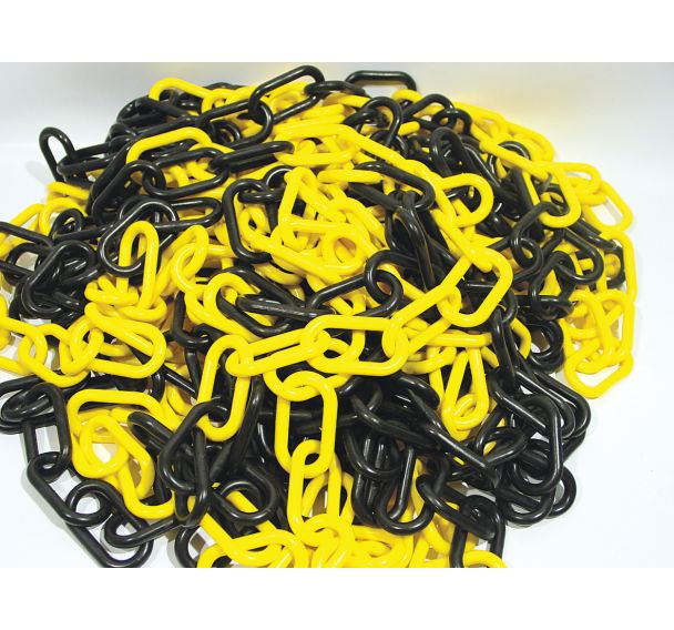 Chaîne plastique - Jaune/noir - Taliaplast