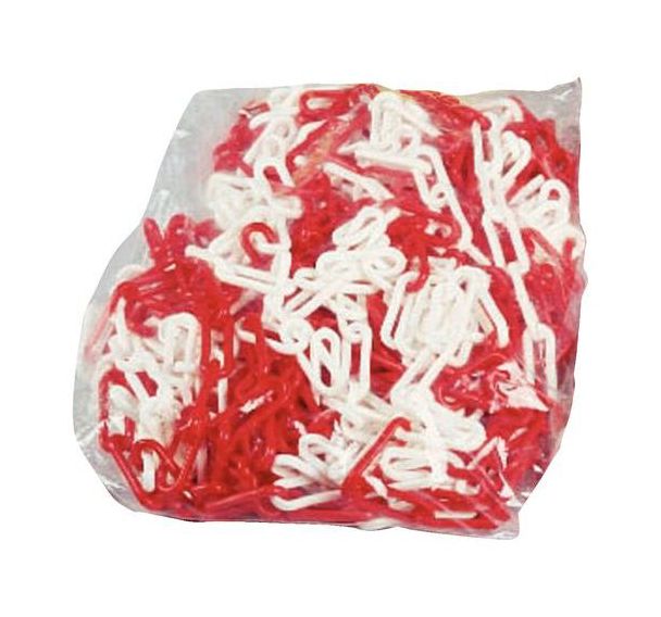 Chaîne plastique en sac - Rouge/Blanc