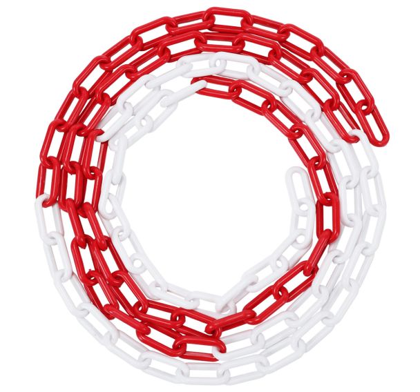 Chaine rouge/blanc 8 (25 m)
