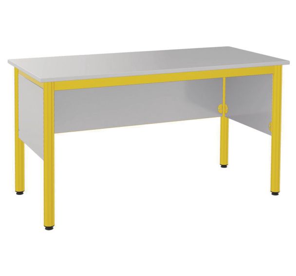 Chaire de professeur Nova 135 x 64 cm mélaminé gris dauphin Mobidecor