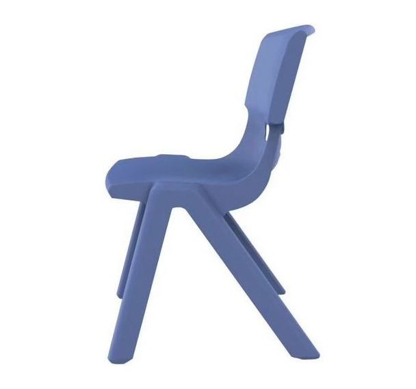 Chaise 4 pieds Clémence T6 reconditionné - Bleu