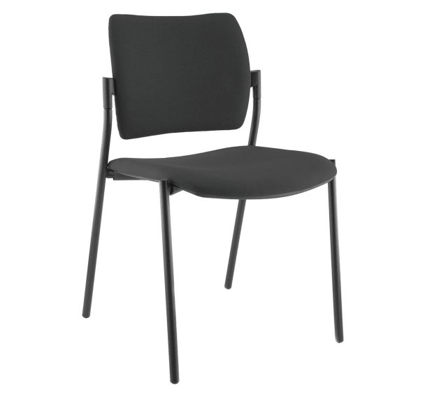 Chaise Amets 4 pieds assise et dos tissu polyester - Sokoa