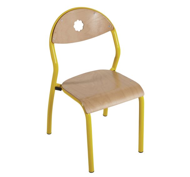 Chaise Chloé 4 pieds dossier arrondi - Mobidecor