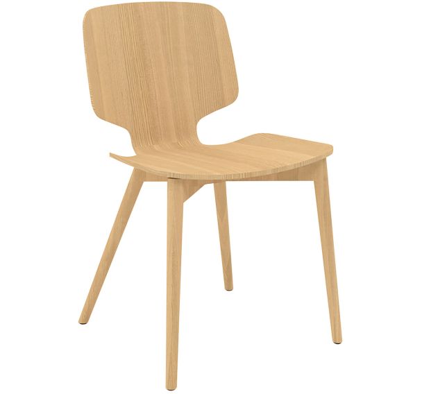 Chaise Code pieds bois naturel