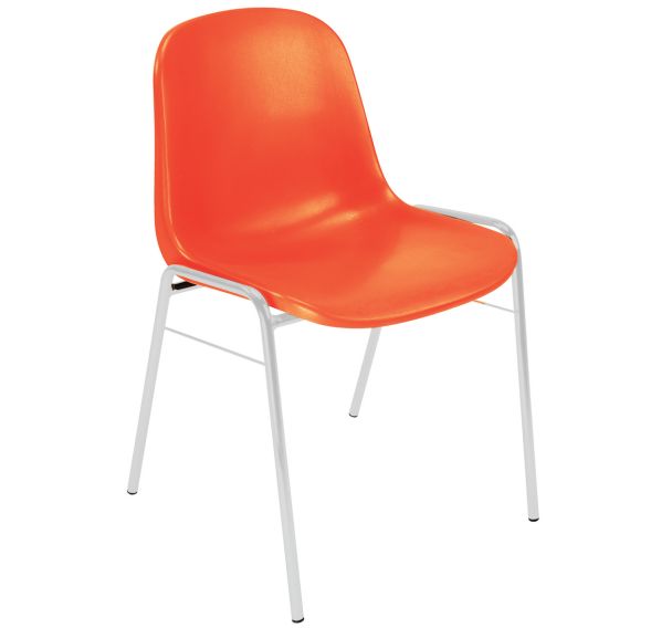 Chaise Coque - Piétement Aluminium - Manutan Expert