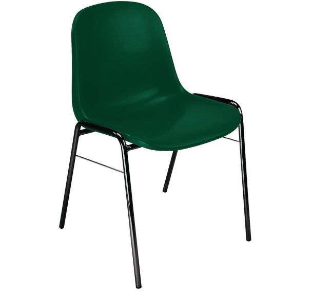 Chaise Coque - Piétement Noir - Manutan Expert