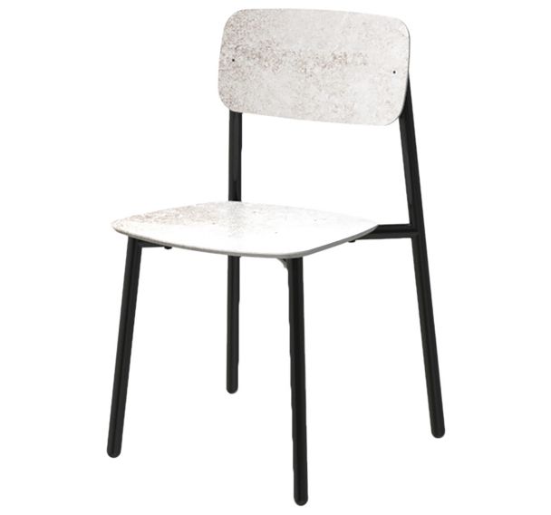 Chaise Ella balt/acier - EA Instead