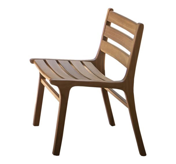 Chaise Emma - assise dossier et piètement Iroko