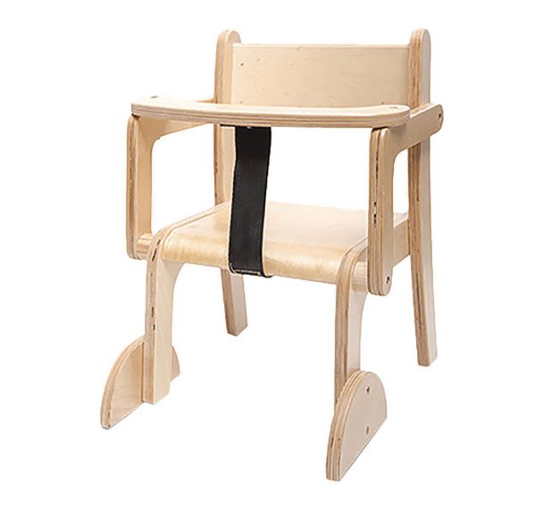 Chaise Emmi T0 avec accoudoirs ceinture et plateau