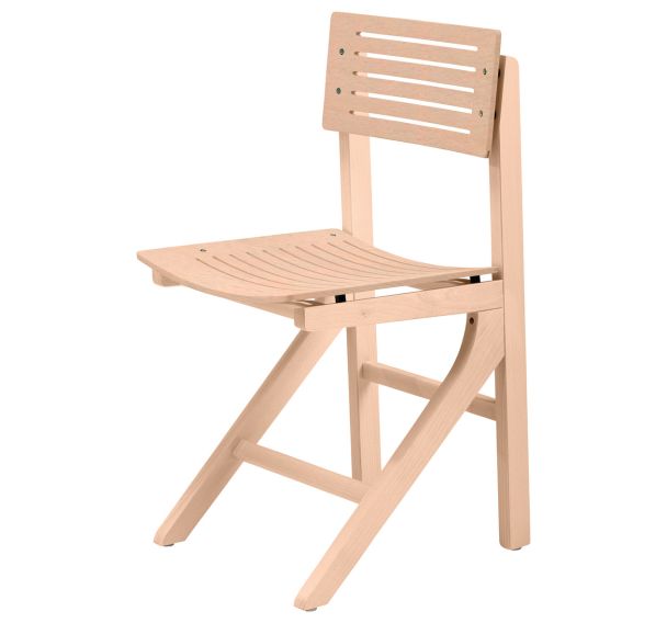 Chaise Eole tout bois appui sur table Sunset Creation