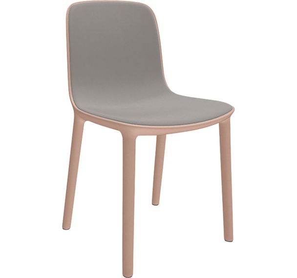 Chaise FREYA polypropylène ass/dos tissu enduit PVC Infiniti