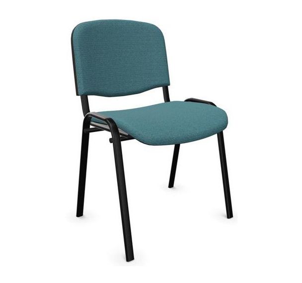 Chaise Fancy - Tissu - Structure noire - Manutan Expert