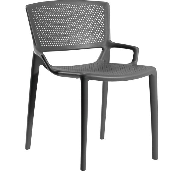 Chaise Fiore polypropylène assise et dossier perforé Infiniti