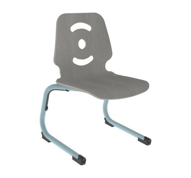 Chaise Gipsy II AST coque Smiley bois naturel ou teinté - Mobidecor