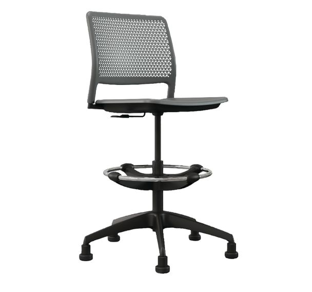 Chaise Grafton dessinateur, sur patins