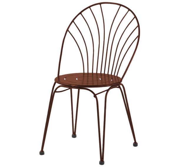 Chaise Inca acier