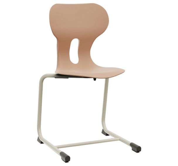 Chaise Lia Cantilever pieds luge Mirplay School