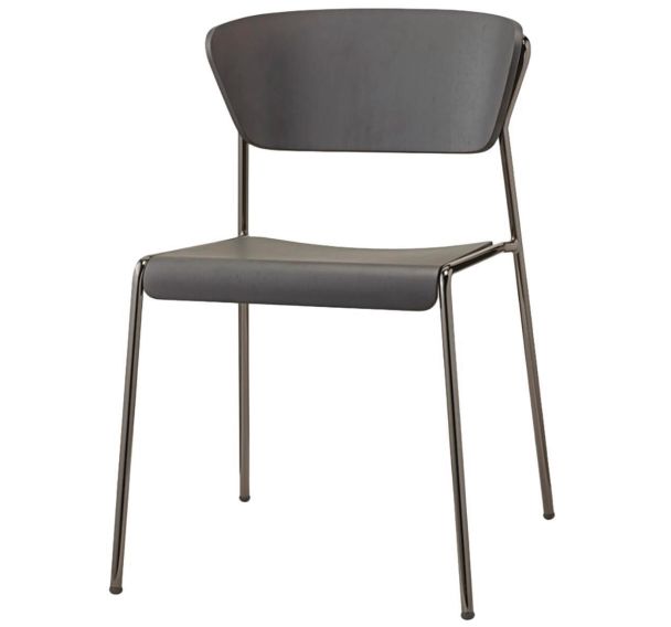 Chaise Lisa Wood 4 pieds S-CAB