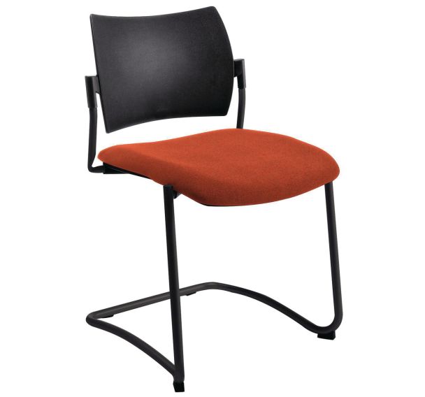 Chaise Luge piètement coloris noir Sokoa