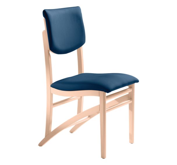 Chaise Mikado assise/dossier ginkgo - structure hêtre Sunset Creation