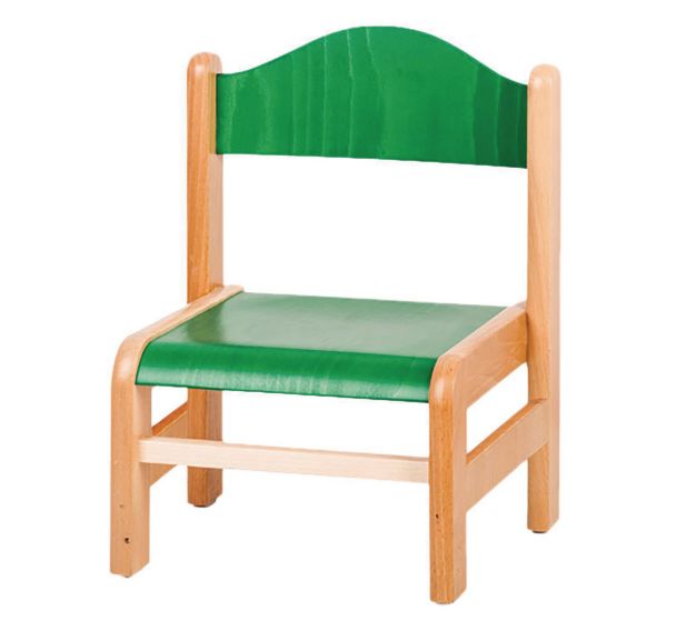 Chaise Mimi T0 hêtre/vert