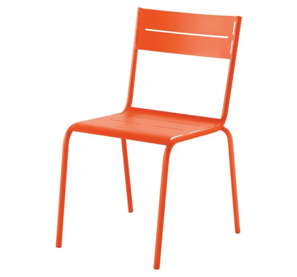 Chaise Moncada acier 4 pieds