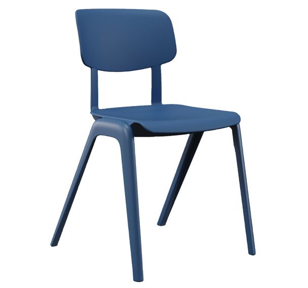 Chaise Sutton empilable 30 % polypropylène recyclé