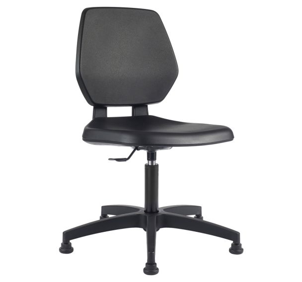 Chaise Tyka assise et dossier polyuréthane sur patins GGI