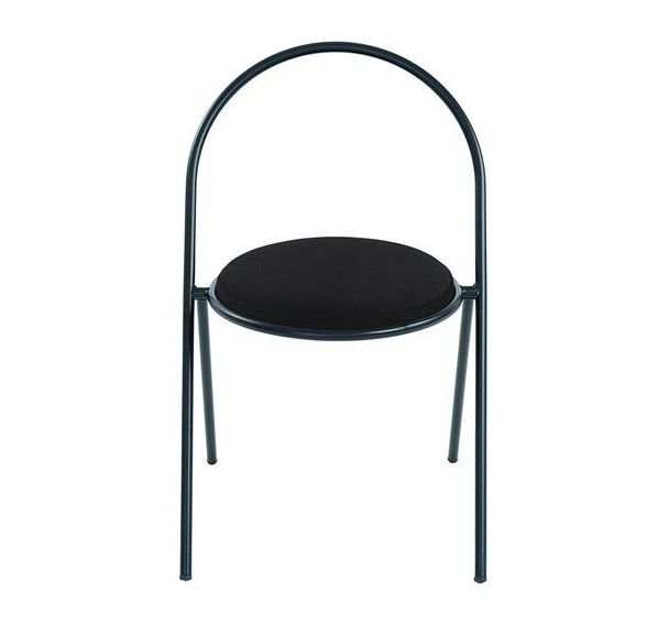 Chaise avec galette en simili-cuir Saturne - Paperflow