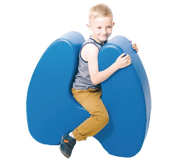 Chaise bascule en mousse