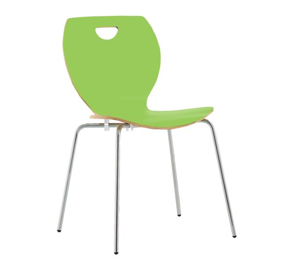 Chaise café V 4 pieds
