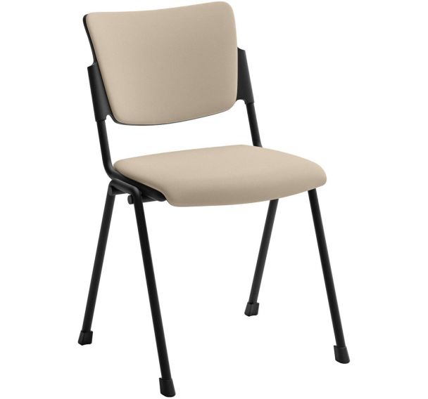 Chaise campus à 4 pieds en tissu pour visiteur - Quadrifoglio