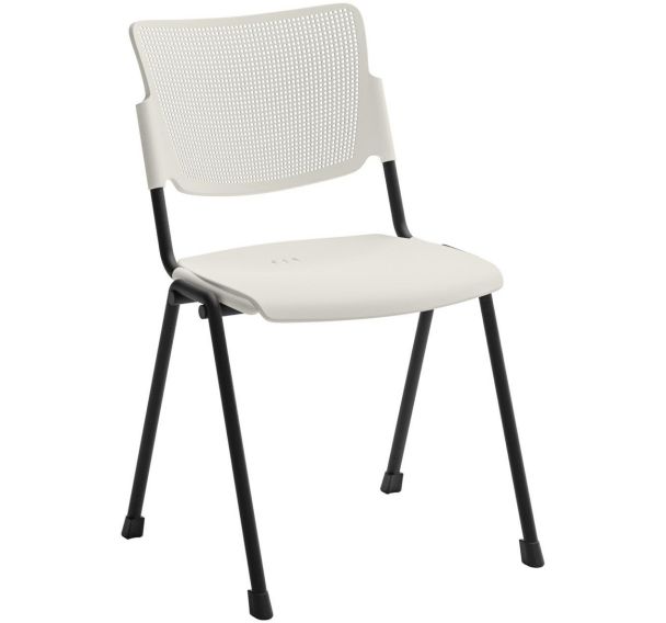 Chaise campus à 4 pieds polypropylène pour visiteur - Quadrifoglio