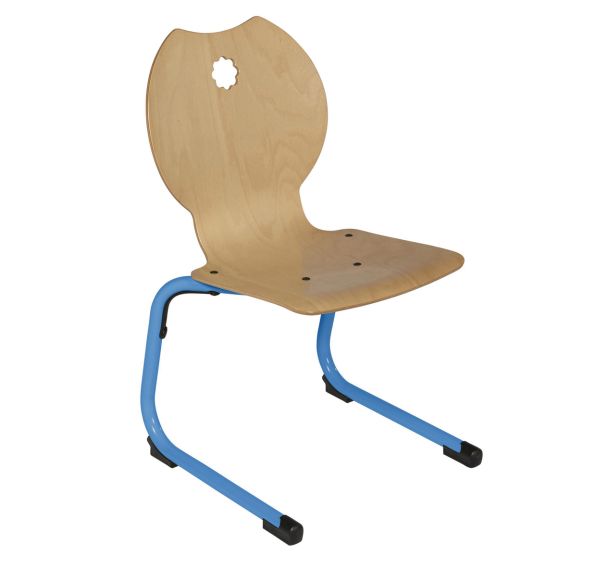 Chaise coque Chloé appui sur table - Mobidecor