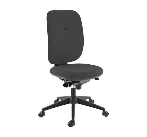 Chaise de bureau Alaia synchron+translation assise noir