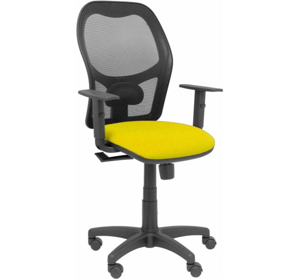 Chaise de bureau Alocén bras réglable roue parquet - Piqueras y crespo