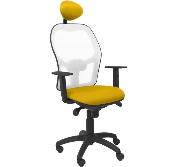 Chaise de bureau Jorquera avec dossier blanc - Piqueras y crespo