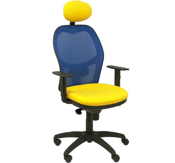 Chaise de bureau Jorquera avec dossier bleu - Piqueras y crespo
