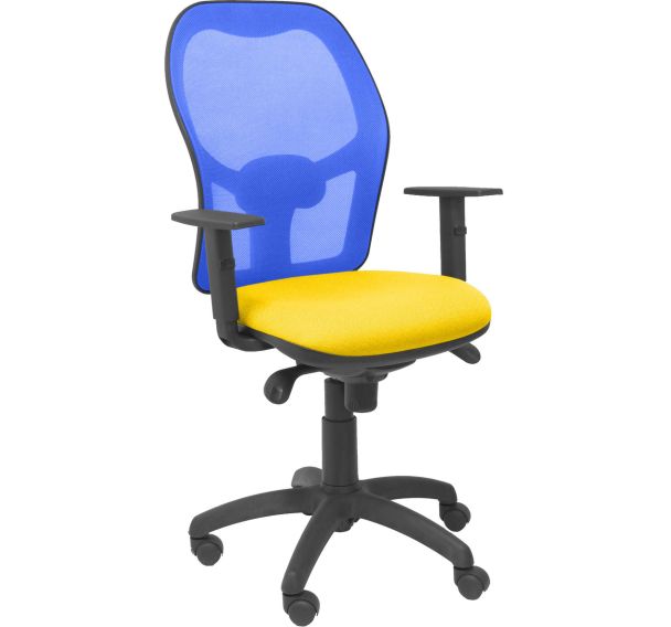 Chaise de bureau Jorquera bras réglable dossier bleu-Piqueras y crespo