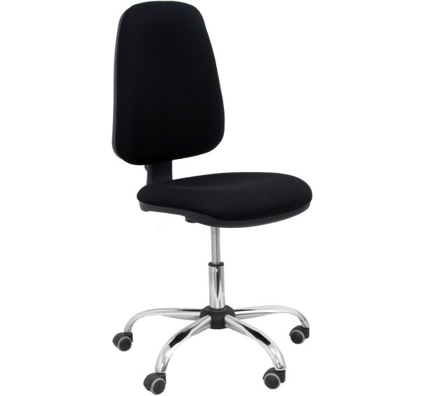 Chaise de bureau Socovos base chromé tissu Bali - Piqueras y crespo