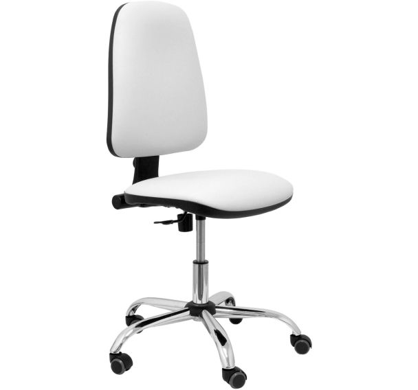 Chaise de bureau Socovos similicuir base chromée - Piqueras y crespo