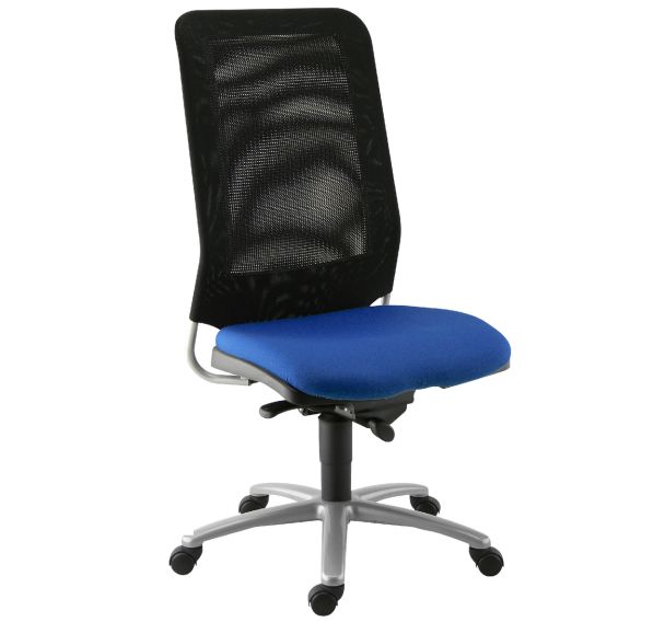 Chaise de bureau piètement gris Diaz Sokoa